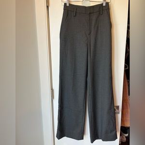 & Other Stories Paris Atelier black and gray herringbone trousers